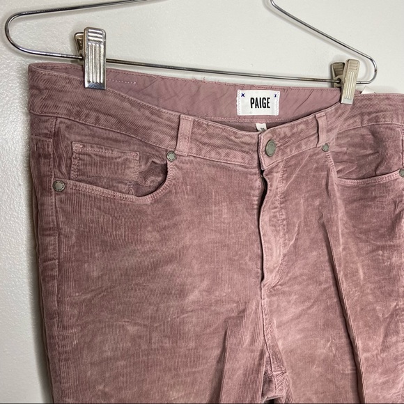 Paige Hoxton High-Rise Skinny Jeans in Faded Mauve Size 32 - Picture 2 of 10